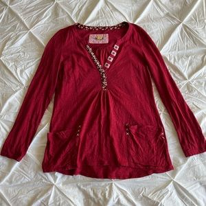 Little Yellow Button Calantha Pocket Henley